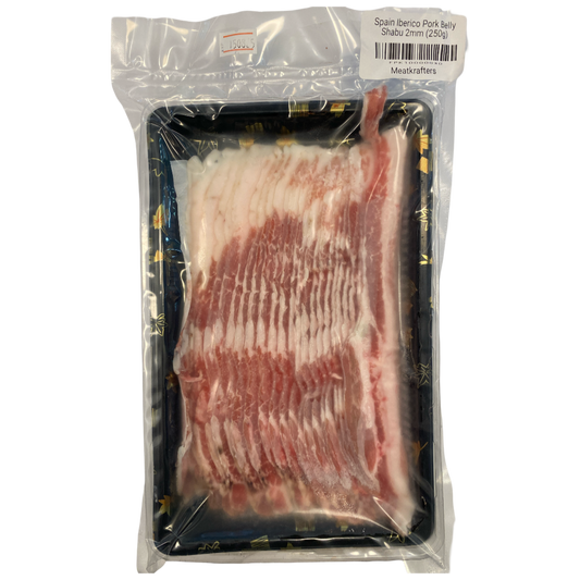 Spain Iberico Pork Belly Shabu (Frozen, 2mm) - 250 g