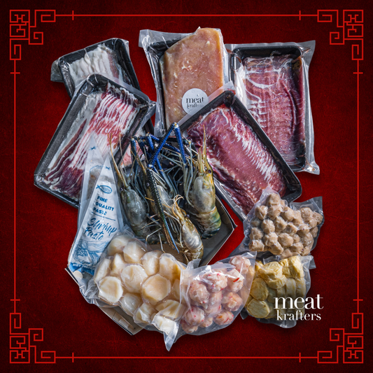 A4. "HUAT PIGGY" CNY Shabu Hotpot Bundle (5 pax) (Pork + Chicken + Seafood)