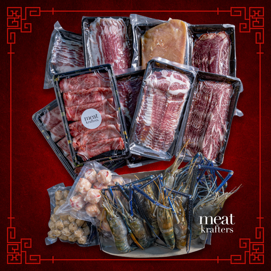 A1. Imperial Miyazaki CNY Shabu Hotpot Bundle (8-9 pax) - (Beef + Pork + Chicken + Seafood)