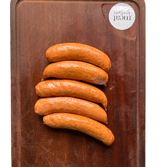 A27. Knackwurst Pork Sausage 4pcs -400g (Cooked and Chilled)