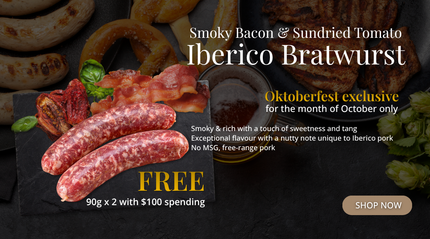Oktoberfest Free Iberico Bratwurst