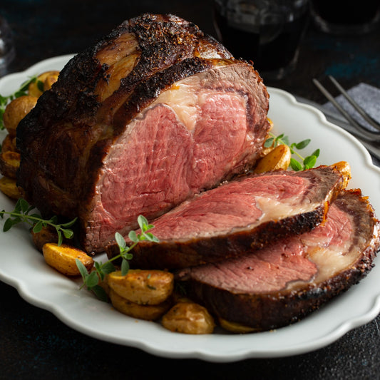 A7. Roasted Australian 130 Days Grainfed Black Angus MB3+ Ribeye  (1.2kg)