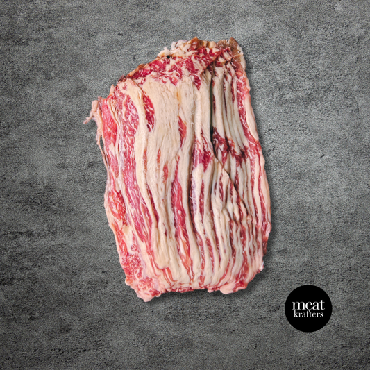 USDA Choice Short Ribs Boneless Shabu Beef (Frozen, 1.5mm) - 250 g