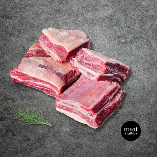 USDA Prime Short Ribs Bone in Cube (Frozen) - 580-620 g