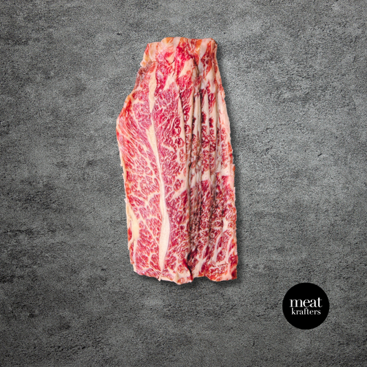 USDA Prime ShortRibs Boneless Shabu Beef (Frozen, 1.5mm) - 250 g