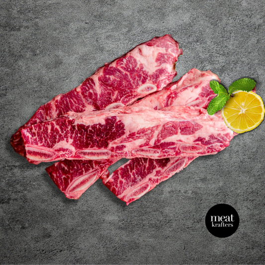 USDA Prime Bone-In Short Ribs (Frozen) – Galbi Cut – 1 kg