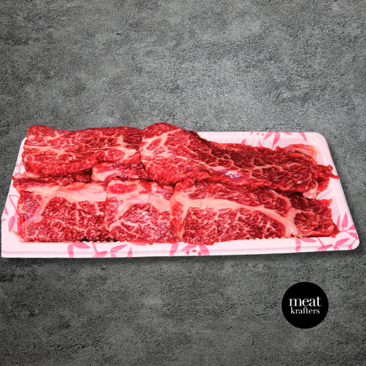 USDA Super Prime Chuck Flap Tail (Chilled) – Zabuton Cut – 200 g