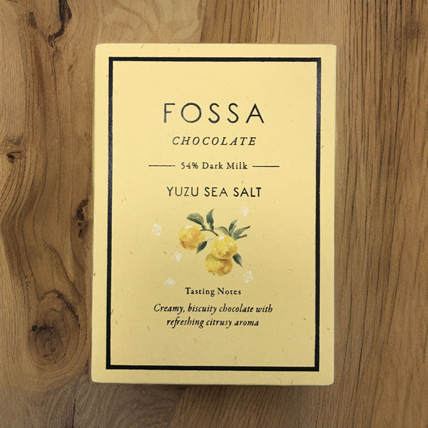 Fossa Yuzu Sea Salt Dark Milk Chocolate - 50g