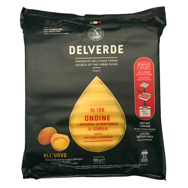 Delverde Ondine Egg Lasagna Sheet #109 (500g)