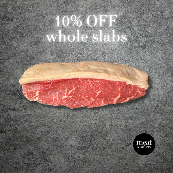 Australian Angus - Rump Cap "Picanha" (Chilled) Whole Slab [Deposit]