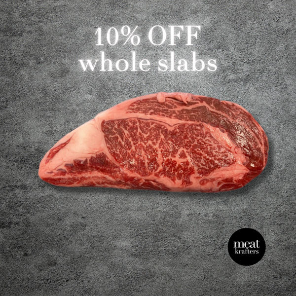 USDA Super Prime Ribeye (Chilled)– Whole Slab [Deposit]