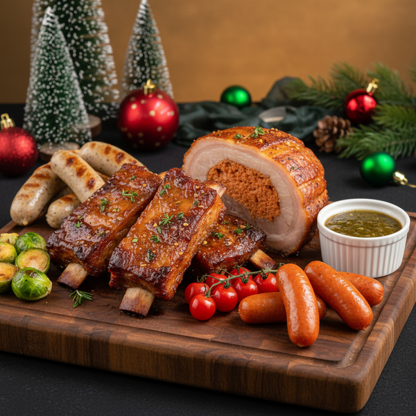 A4. Christmas Umami Short Ribs Beef and Pork Delight Feeds (6-8 pax)