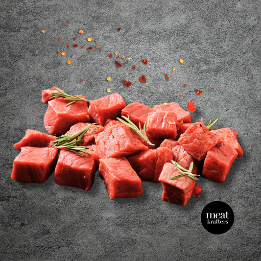 Australian Beef Chuck Cubes (Frozen) - 500 g