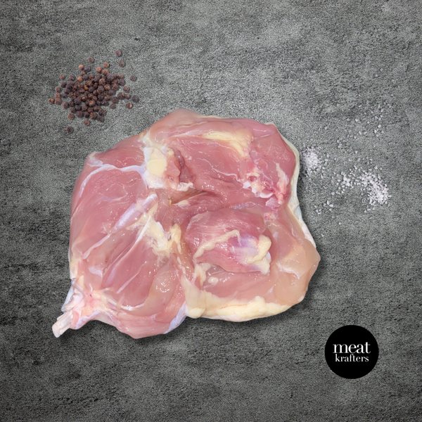 Fresh Chicken Boneless Leg (Chilled, Skin-On) – 250–280 g