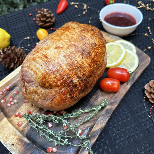 Baby Honey Baked Ham with Cranberry Sauce ~ 1kg (Cooked and chilled)