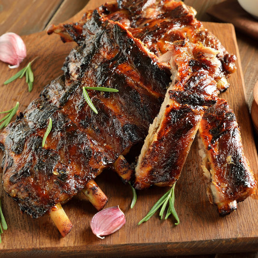 A14. Honey Roasted Pork Ribs - 1.2kg (Cooked and Chilled)