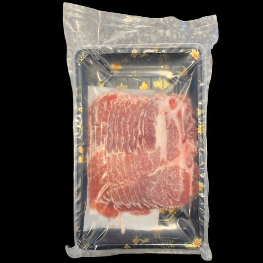 Spain Iberico Pork Collar Shabu (Frozen, 2mm) - 250 g