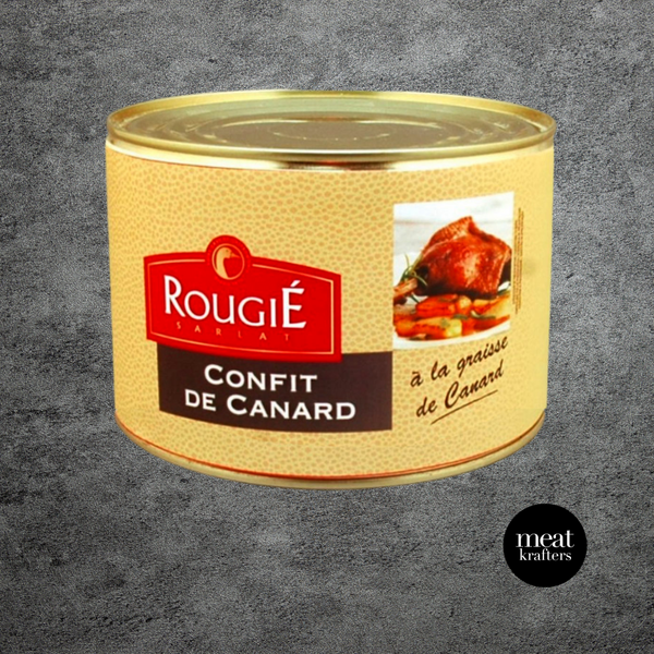 Rougie Duck Leg Confit – 4 Legs in a Tin - 1.35 kg