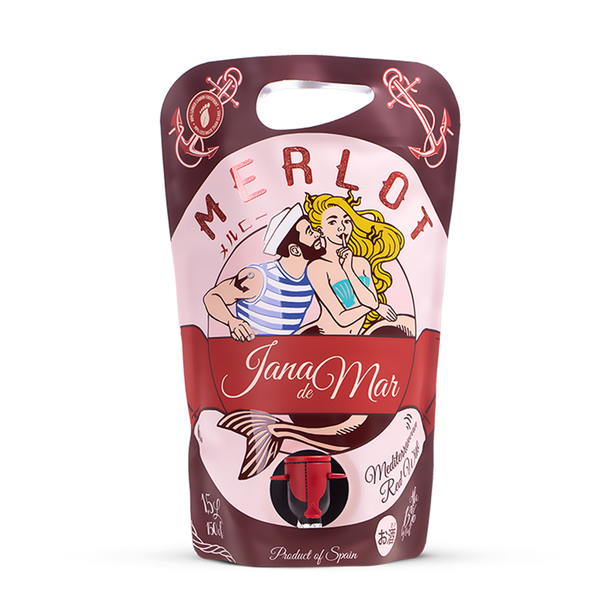 Tinto Merlot, Spain (1.5L) (POUCH)