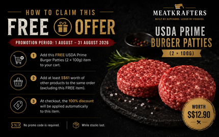 SG61 FREE Patties when you spend $61