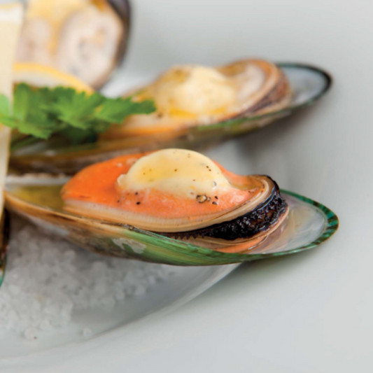 Talley's NZ Greenshell Mussels Half-Shelled (Frozen) - 907g