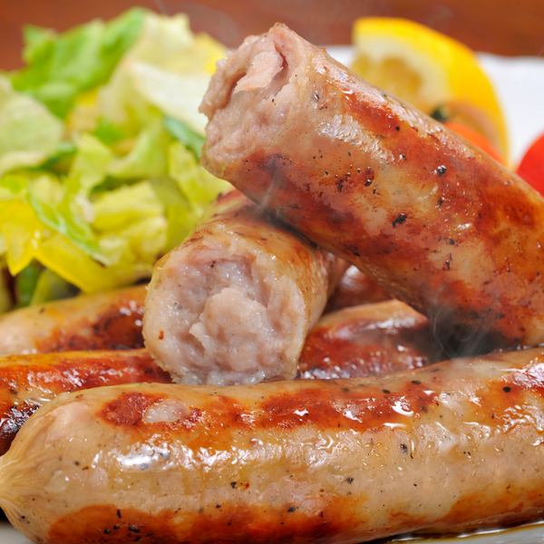 A28. Chicken Cheese Sausages Smoked 4pcs ~ 300g (Cooked and chilled)