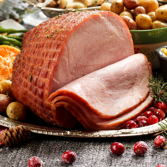 Honey Baked Ham with Cranberry Sauce ~ 2kg (Cooked and chilled)