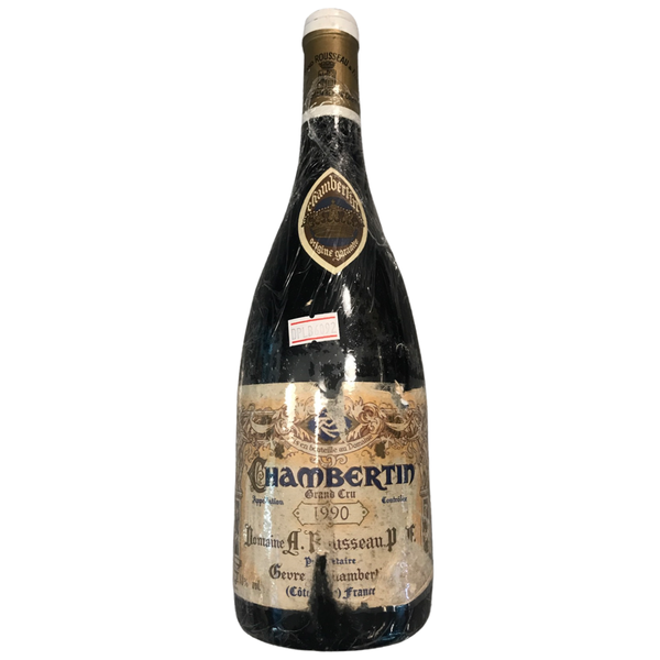 Armand Rousseau Chambertin 1990 (Damaged Label)