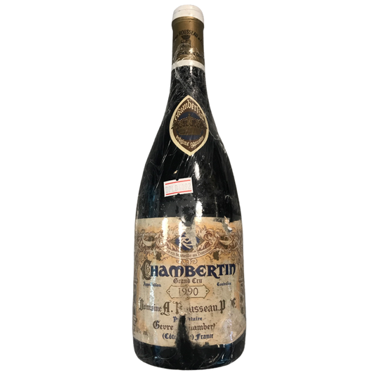 Armand Rousseau Chambertin 1990 (Damaged Label)