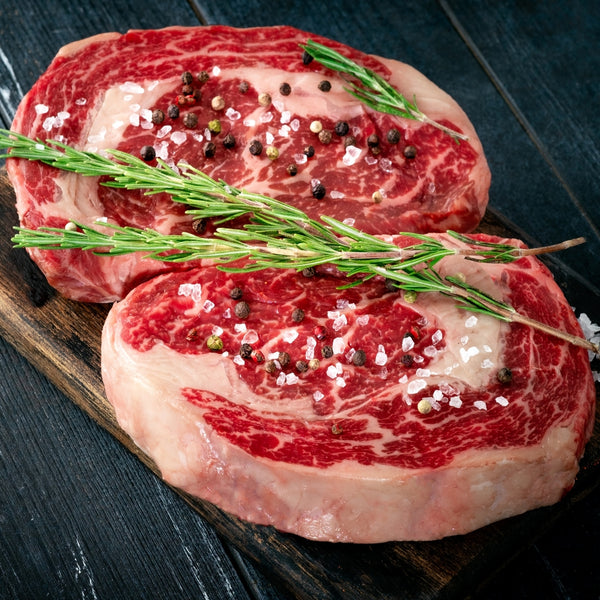 AUS Grassfed Wagyu Ribeye MB4+ Chilled (200 - 220g)