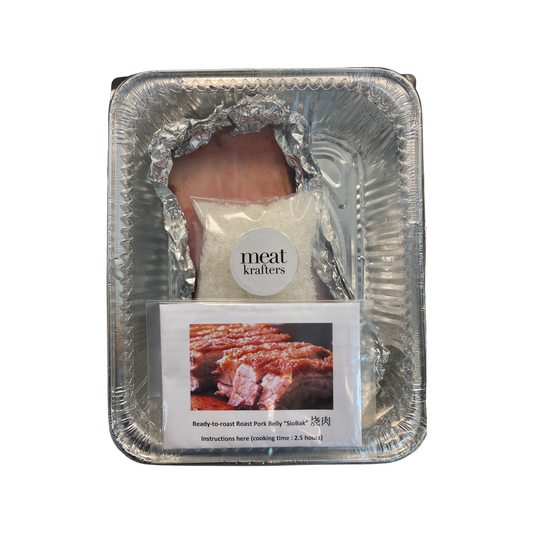Ready-to-Roast Pork Belly "Sio Bak" - 1kg+ (Airfryer Size)