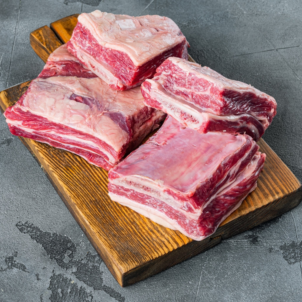 USDA Prime Short Ribs Bone in Cube (580g-620g) – Meat Krafters