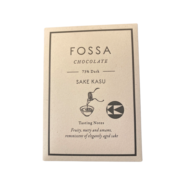 Fossa Chocolate Sake Kasu 73% Dark (KuroKura) - 50g