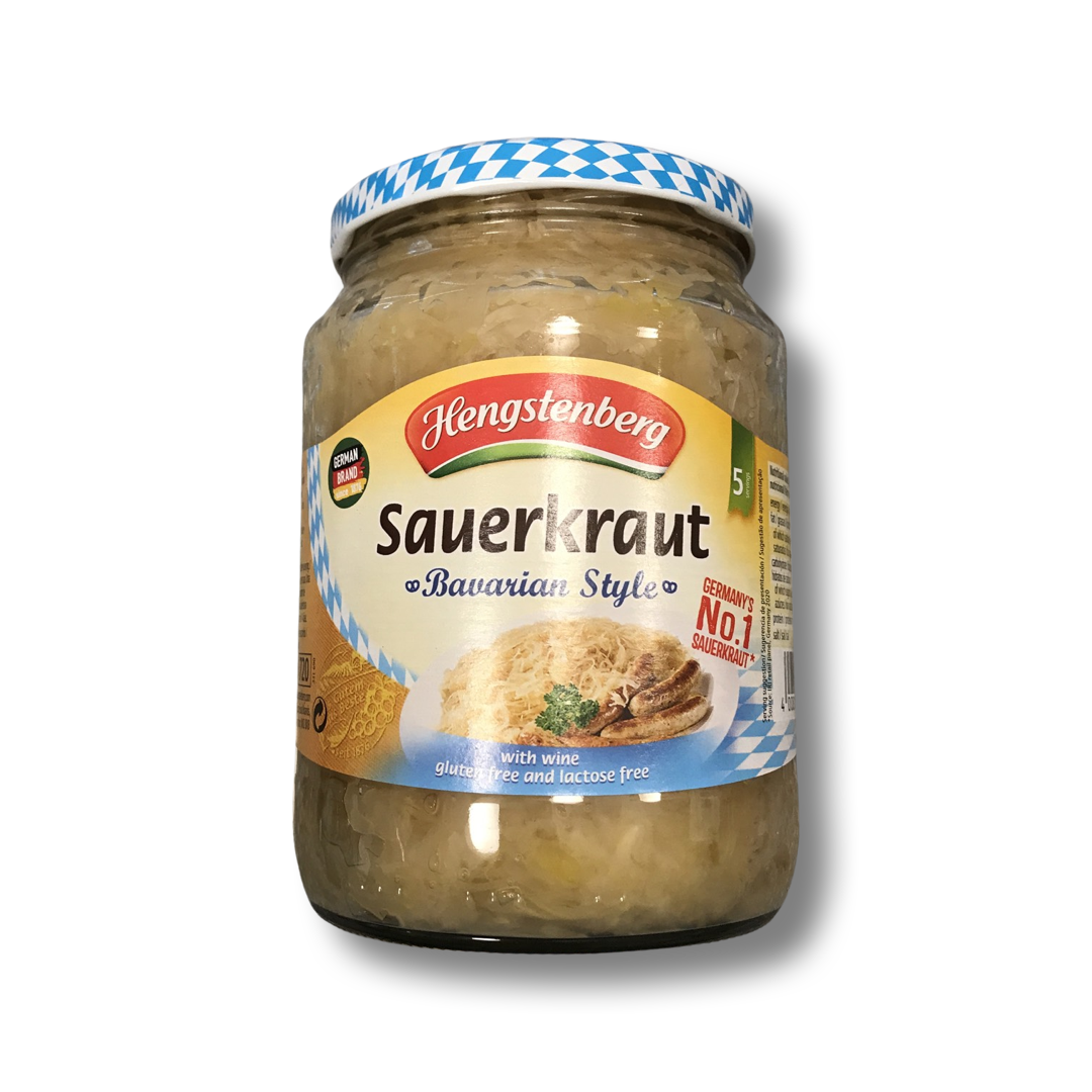Hengstenberg Sauerkraut Bavarian Style 720ml Meat Krafters