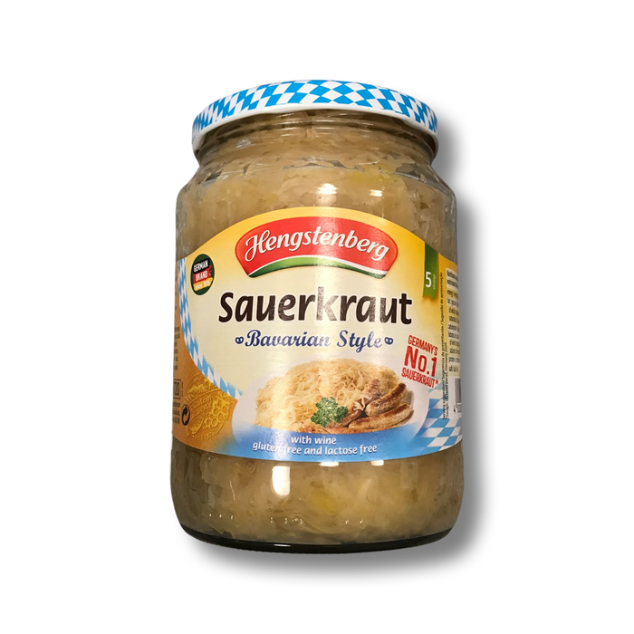Hengstenberg Sauerkraut Bavarian Style 720ml Meat Krafters